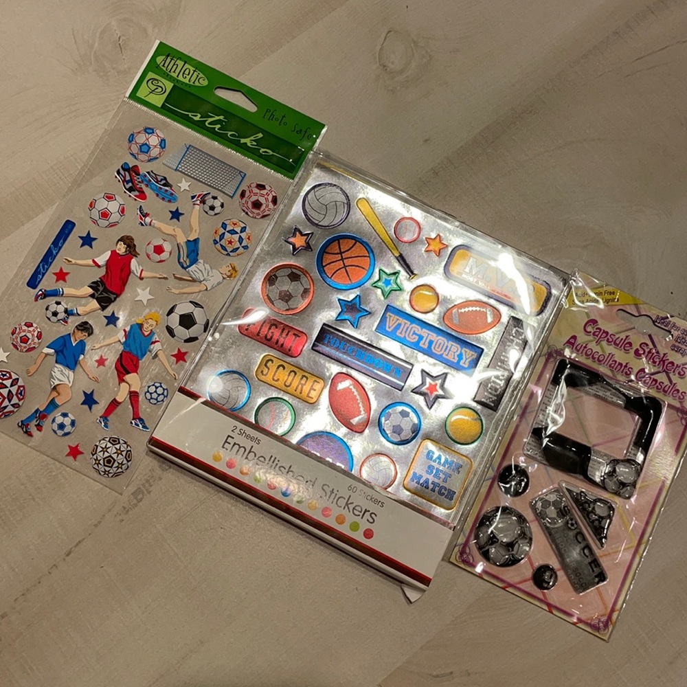Soccer Scrapbook Stickers